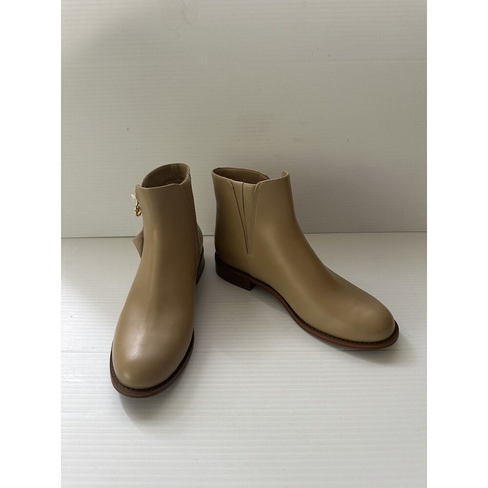 Michael Kors Womens Tan Leather Ankle Boot Size 7M